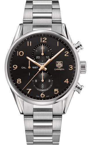 TAG Heuer Carrera Calibre 1887 43 Stainless Steel / Black / Bracelet